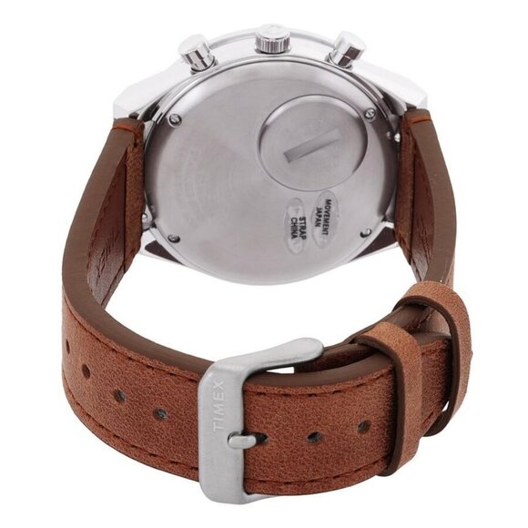 FX06933B NWT Authentic Timex Q Chronograph Quartz Cream Dial Men's Watch TW2V428 - Picture 3 of 3